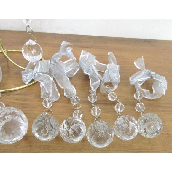 Vintage Faceted Glass Crystal Balls: Prism Suncatchers, 45pc Lot - 3 Sizes - Picture 5 of 6